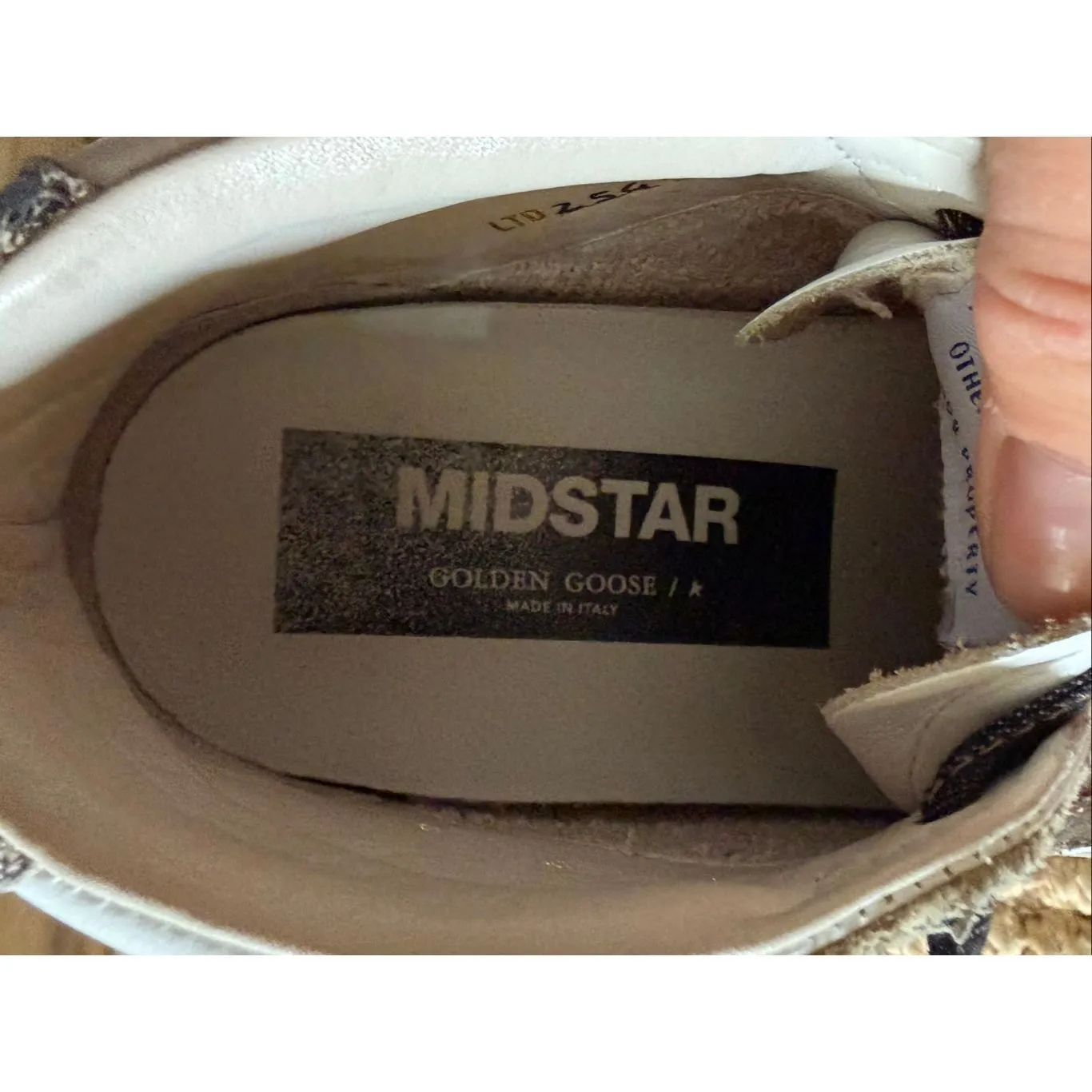 Golden Goose Mid Star Private EDT EU 37 White Leather Auth - Image 10