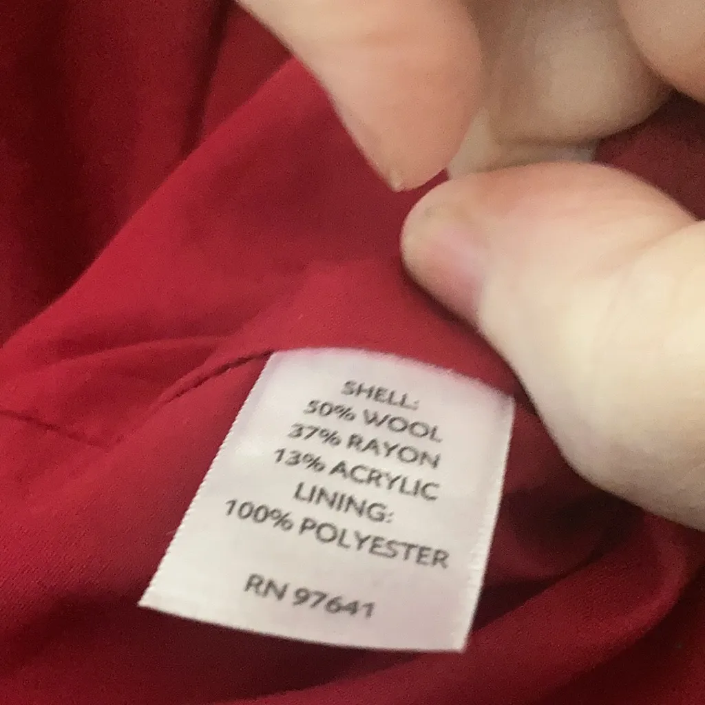 FINAL MARKDOWN J Jill lined jacket petite medium Red Size undefined - Image 5