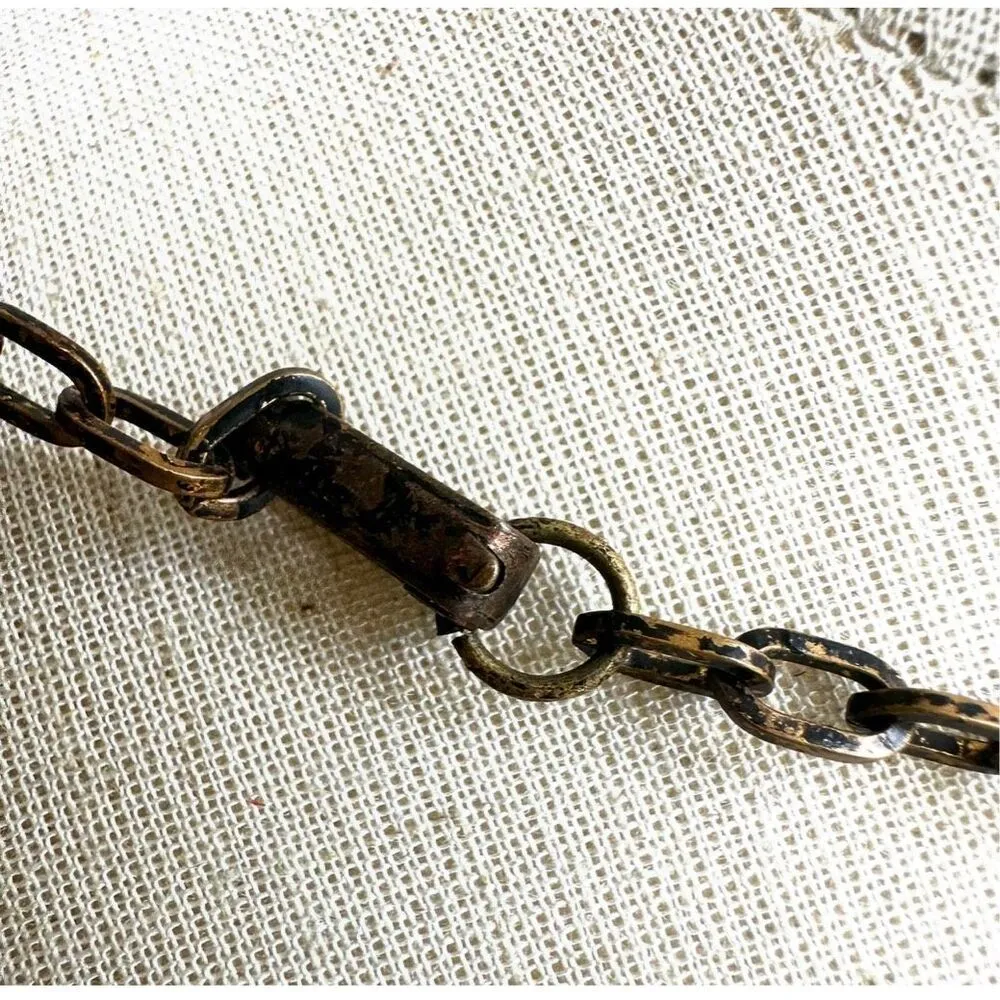 Vintage Coat of Arms Gold Tone Enamel White Knight Starburst Medallion Pendant - Image 5