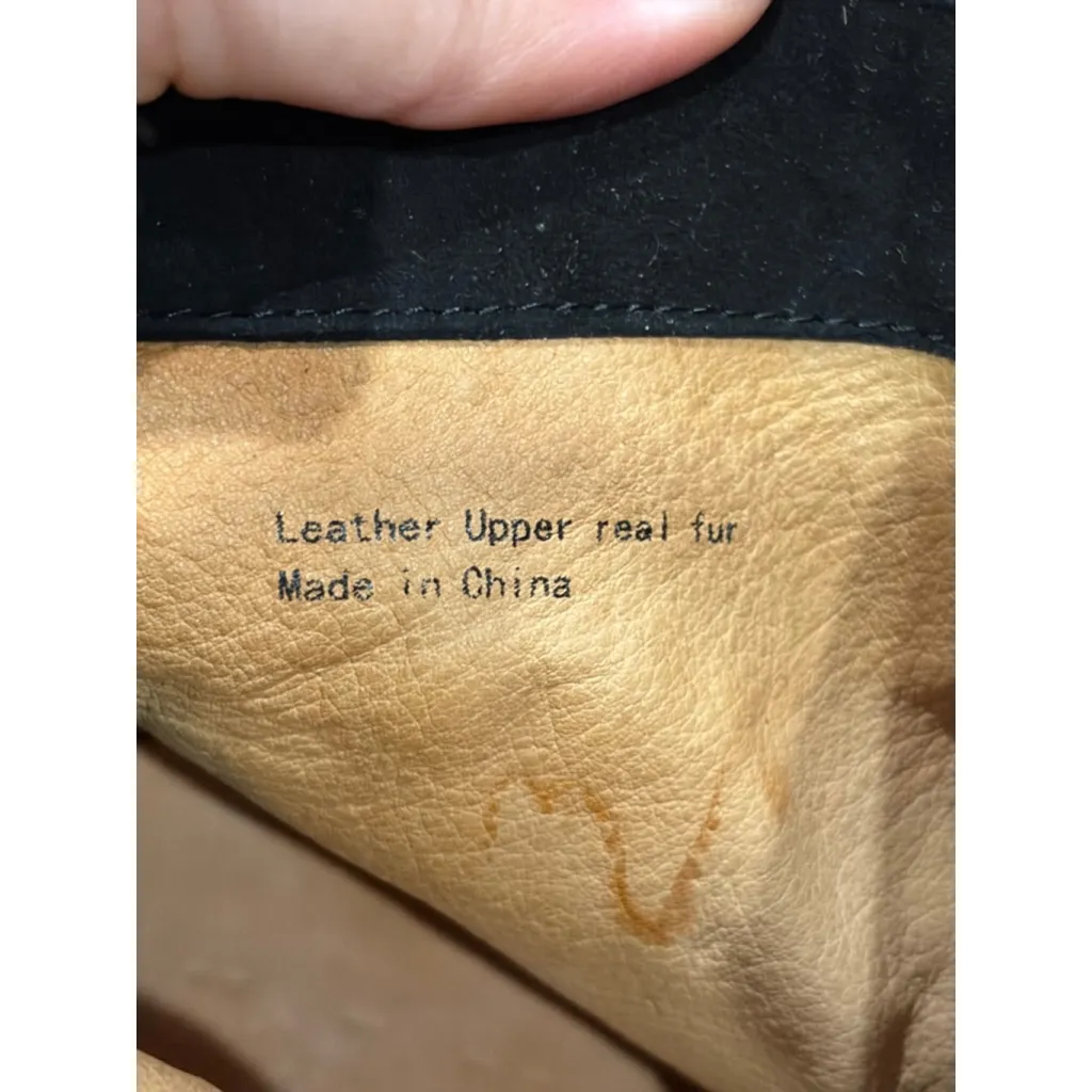 L.A.M.B. Leopard Pony Hair Platform Booties Heels 5.5M Real Fur Gwen Stefani - Image 12