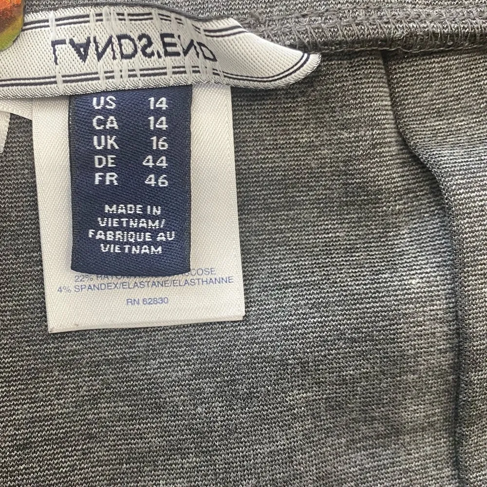 Land’s End Uniform Pointe Skirt Charcoal Gray Women’s 14 - Image 4