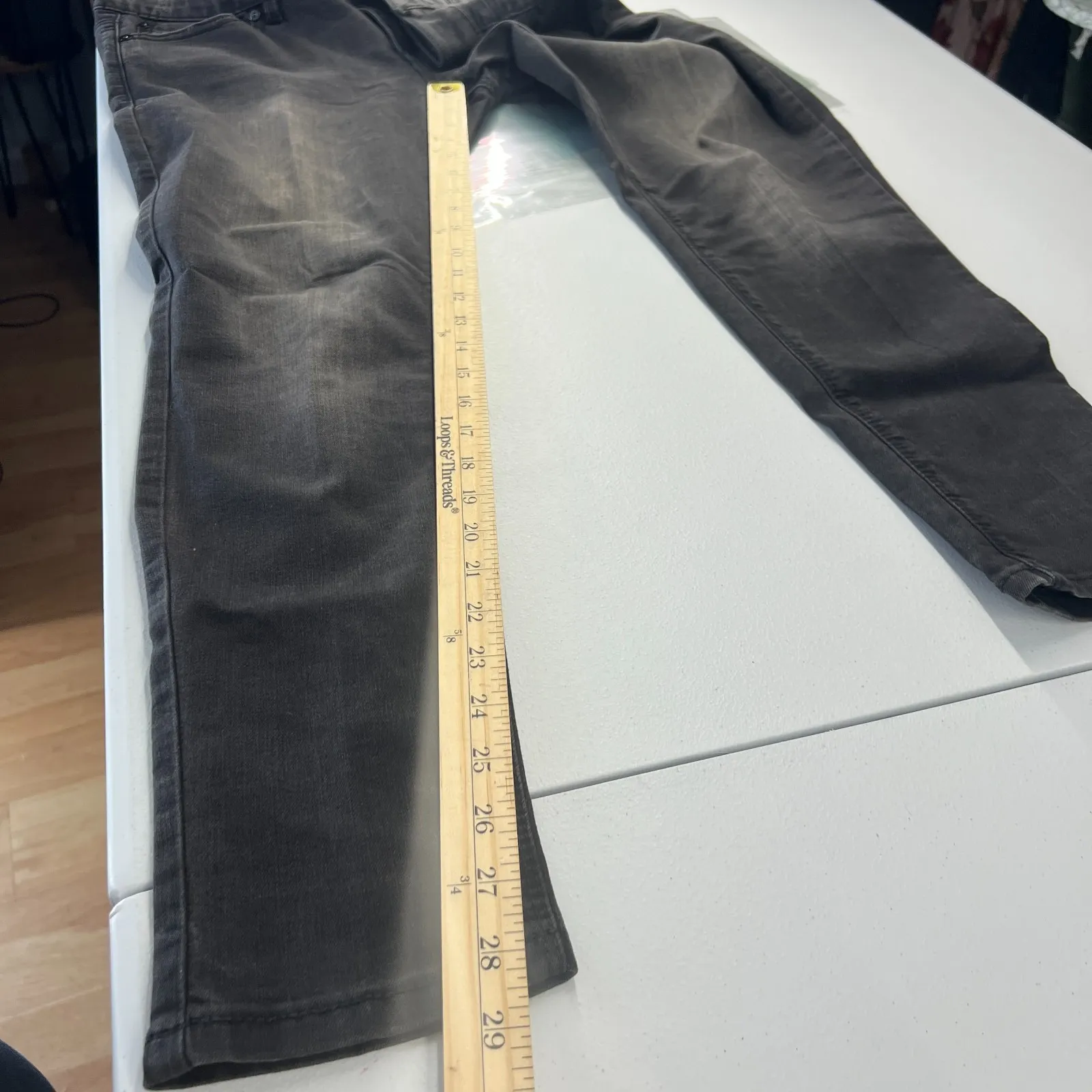 Seven7 Leggings Jeans Womens 10 Black Cotton Stretch Everyday Wear Mid Rise - Image 14