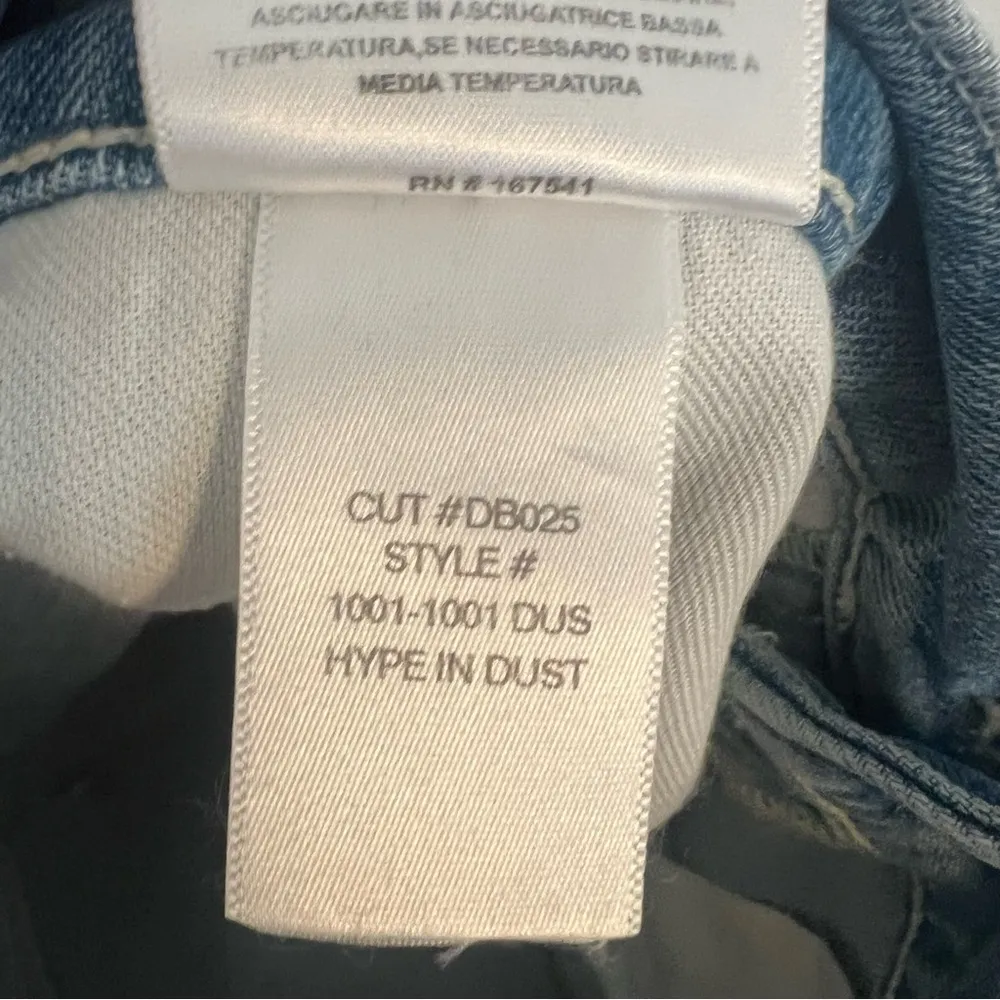 NWT Daily Blue Hype Jeans in Shade Dust Light Wash Denim Cropped Straight Leg Size 27 - Image 10