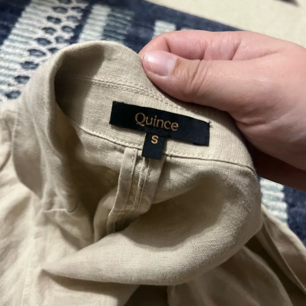 Quince small cardigan blazer Tan - Image 8