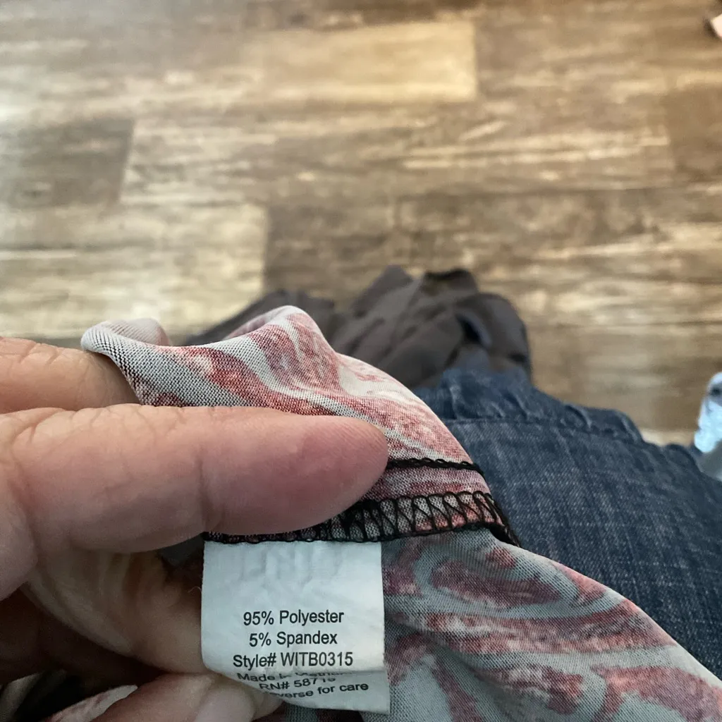 Notations 2X Maci Dress with Floral Bottom P2P 24-29” SIZE 3X - Image 5