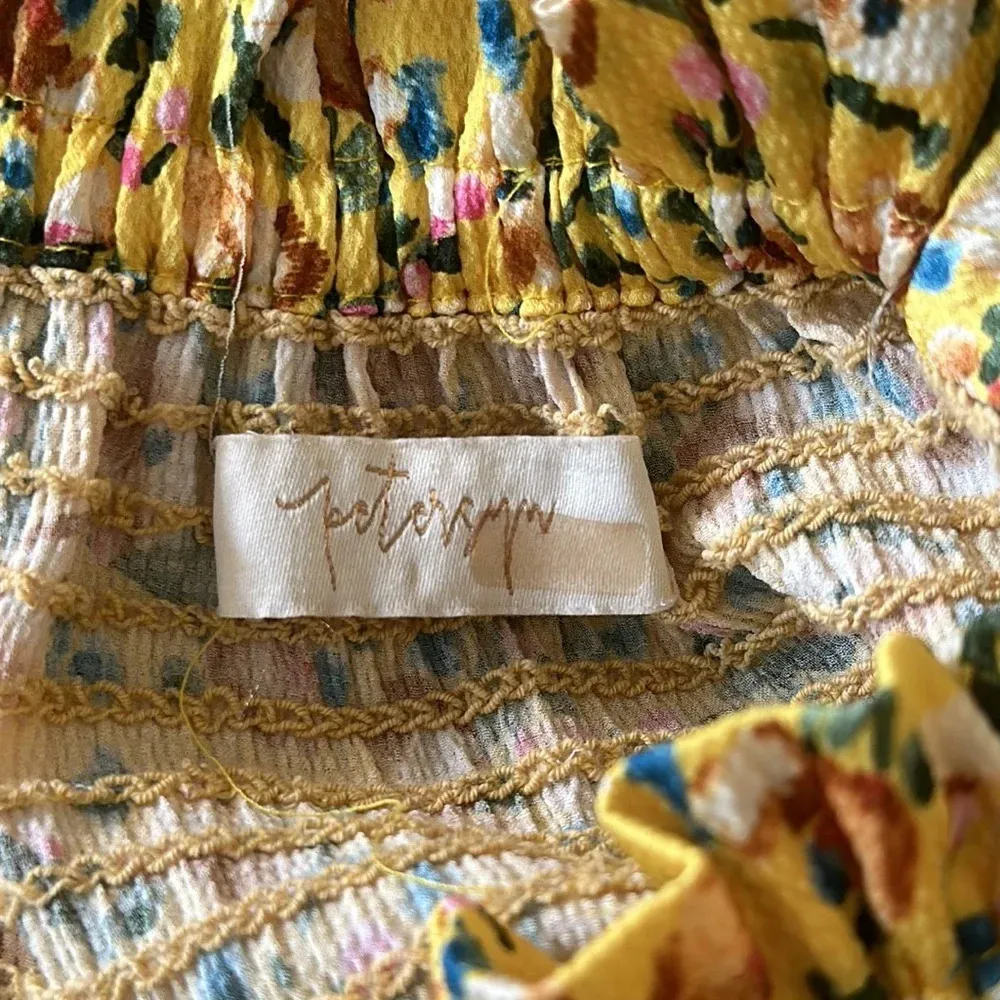 RTR Petersyn Alcott Yellow Midi Dress size XL - Image 7