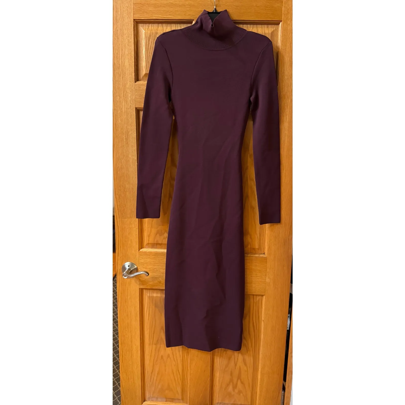 GAUGE81 Suno Long Sleeve Sweater Dress Merlot Size XS small Red - Image 10