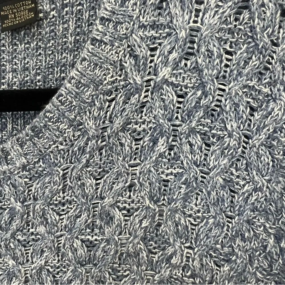 Jeanne Pierre blue knit sweater size XL - Image 5