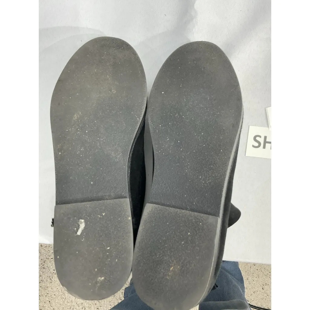 Womans Steve Madden Tommy 10 M Black Lined Pull On Ankle Boots - Image 9