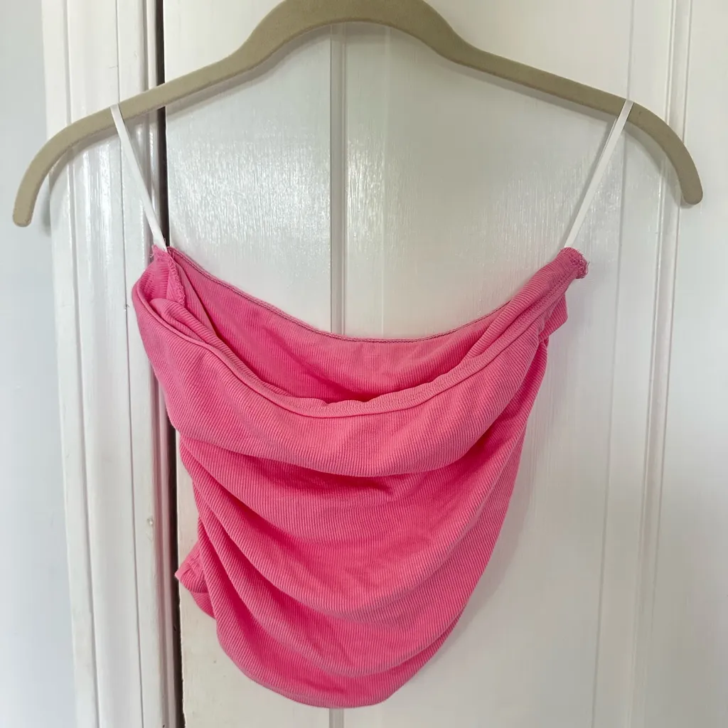 Pink Strapless Tube Top - Image 2