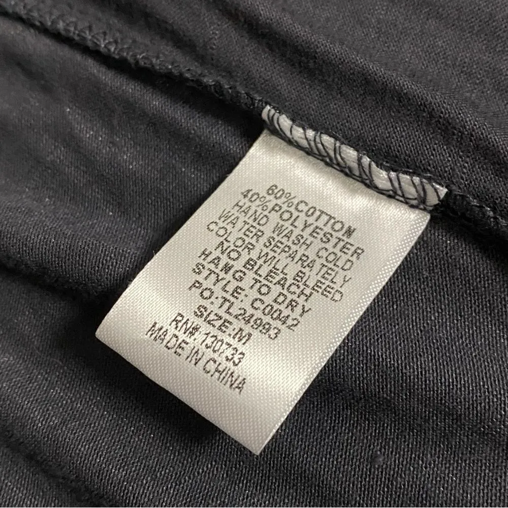 UMGEE Women’s Medium Boho Open Front Lace Gray Fringe Top Long Sleeve Cardigan - Image 8