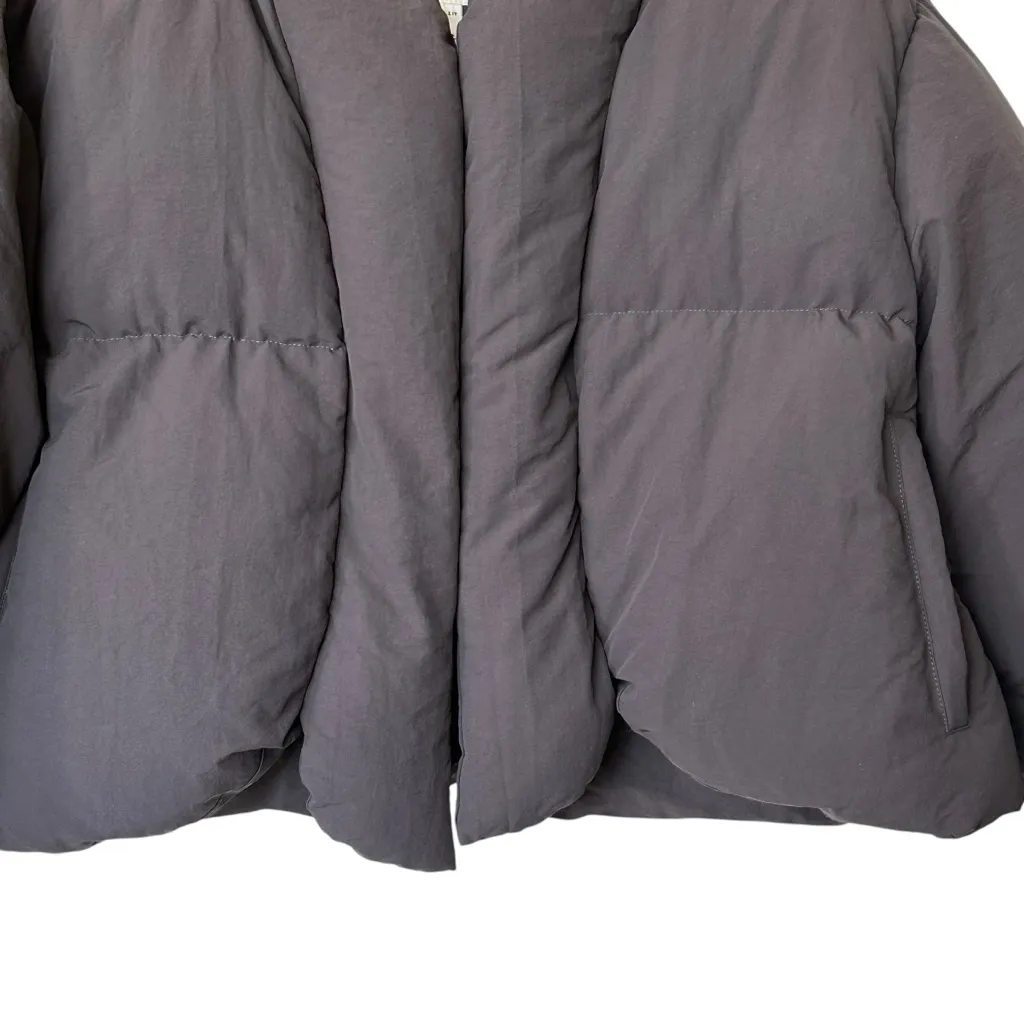 MY MUM MADE IT Bubble Open Puffer cropped gray Jacket Size S - Image 7