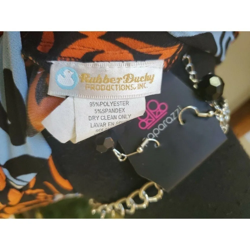 Rubber Ducky  Productions Wrap Dress Size Small - Image 3