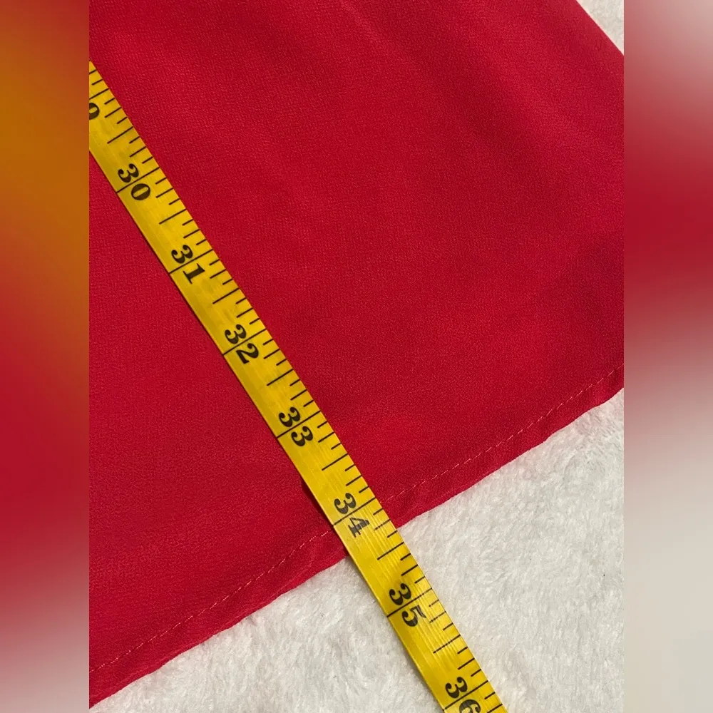 Forever 21 Hot Pink Peekaboo Lace Chiffon Mini Dress - Image 6