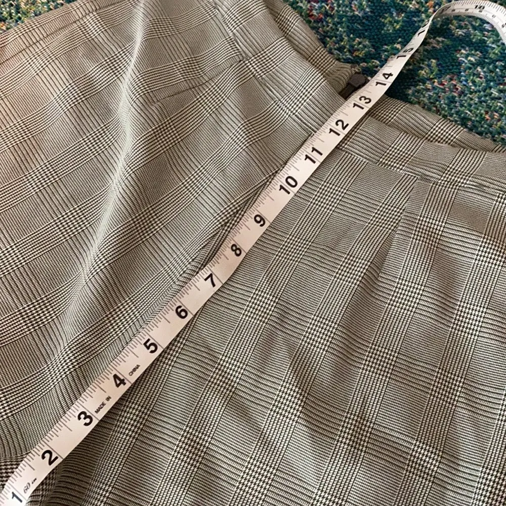 Wayf high waisted wide leg glen plaid pants - Image 4