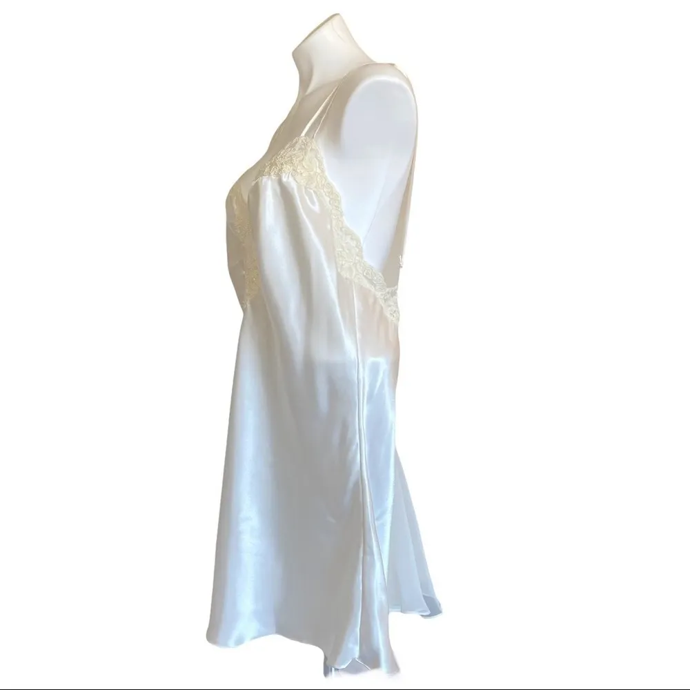 VICTORIA’S SECRET Vintage Gold Label Sexy Silky Lace Nightgown Size L - Image 7