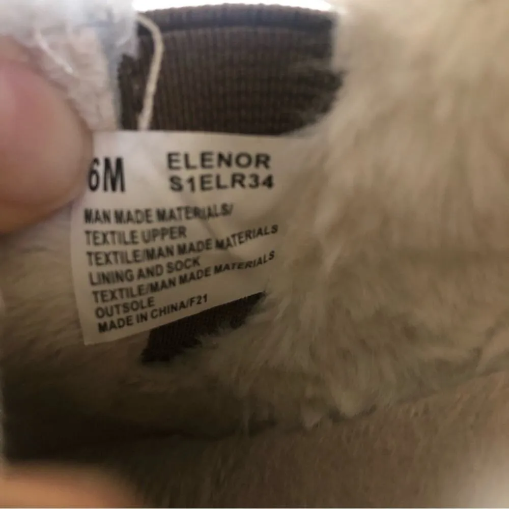 Jambu JSPORT Elenor Slip On Vegan Fur Faux Leather Memory Foam All Terrain Shoes Brown Size 6 - Image 4