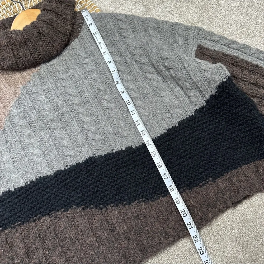 Sweaty Betty Weekender Roll Neck Jumper Chunky Sweater Wool Alpaca Blend Size M - Image 16