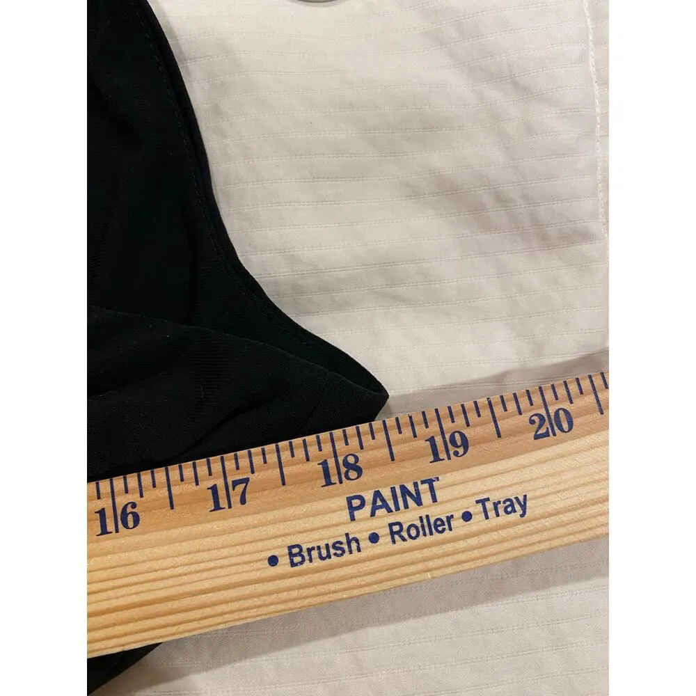 Ralph Lauren Sleeveless Back V-Neck Fit and Flare Mini Dress Black Women's Sz 10 - Image 9