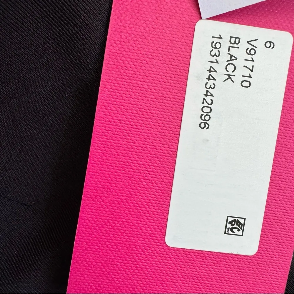 NWT Vince Camuto Tie Front Key Hole Halter One Piece Swimsuit Black Size 6 - Image 10