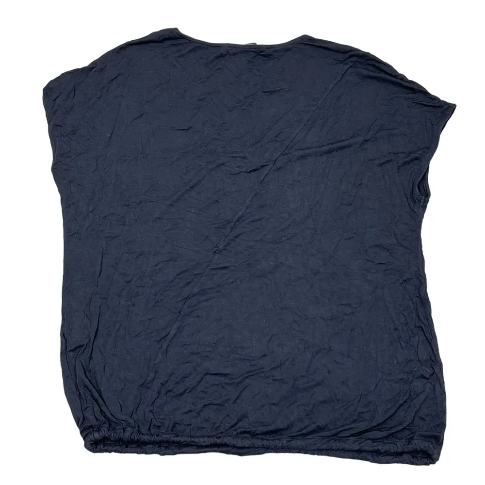 Armani Exchange AX T-Shirt Cap Sleeve Round Neck Drawstring - Image 2