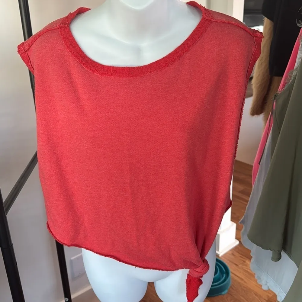 FREE PEOPLE Fresh To Def Pullover red XS - Image 13