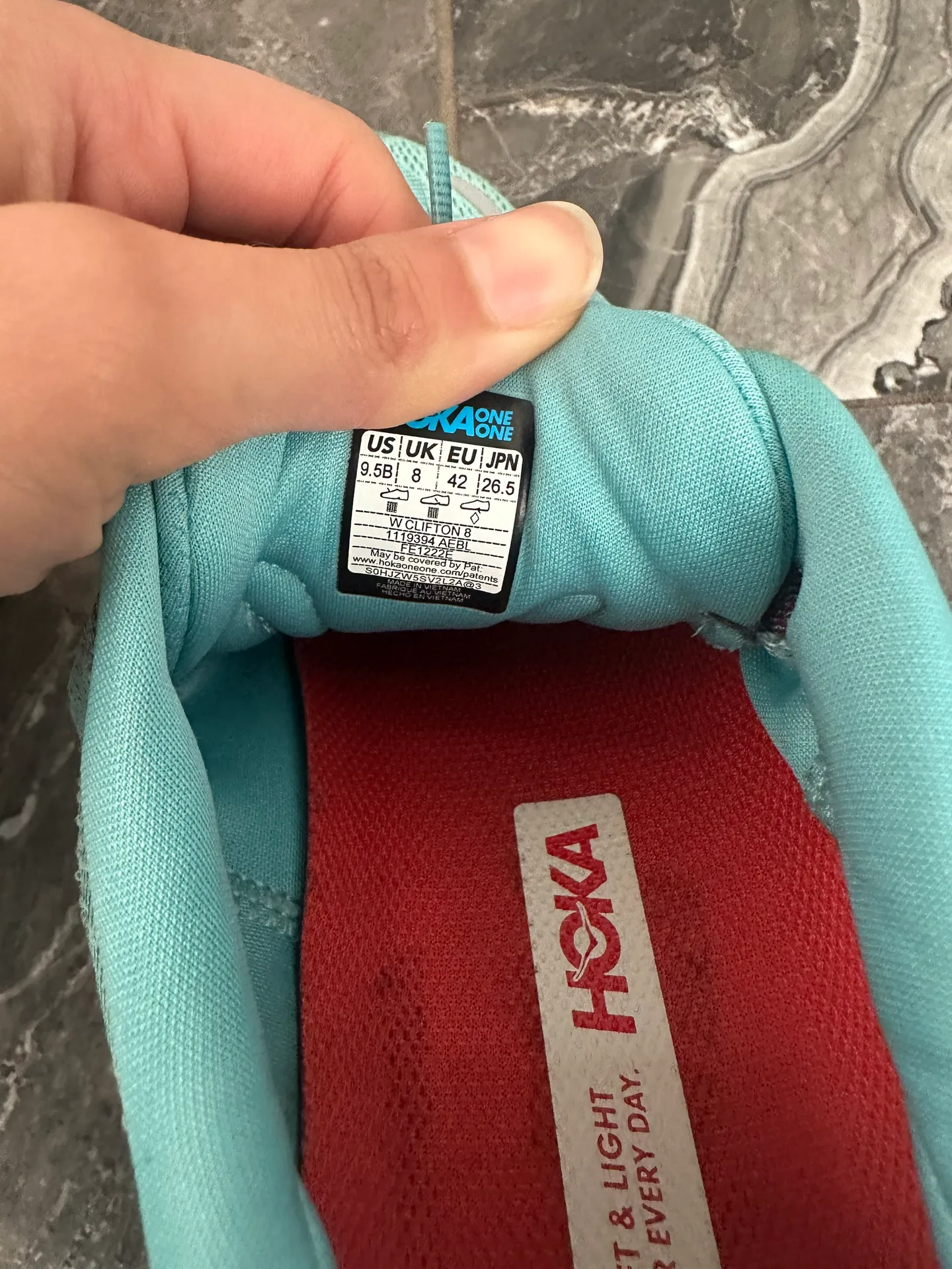 Size 9.5 -  One One Clifton 8 Aquarelle W - Image 13