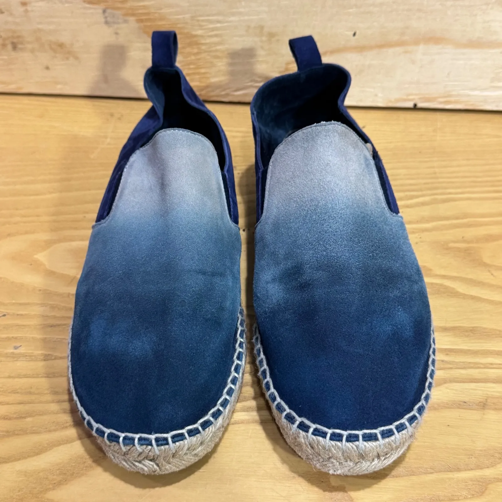 Vince Robin Ombre Suede Espadrilles Slip On Shoes Size 8 - Image 3