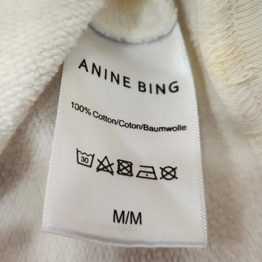 Anine Bing Outlaws Tie Dye Crew Neck Sweatshirt Cotton Pullover Size Medium - Image 8