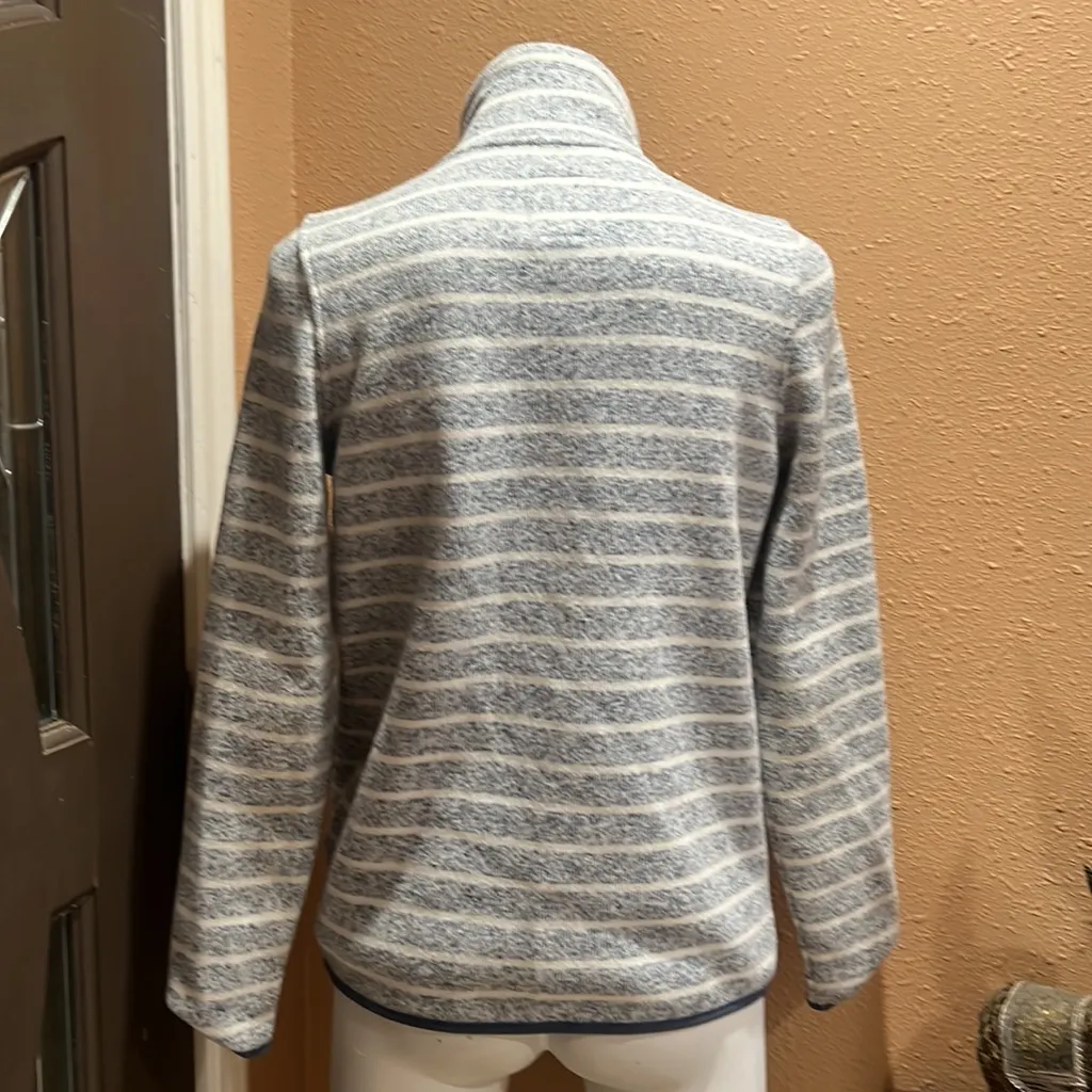 Thread supply blue striped sweatshirt - Image 5