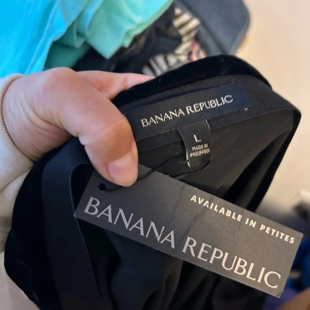 Nwt Banana Republic Bias Black Velour Slip Skirt - Image 2