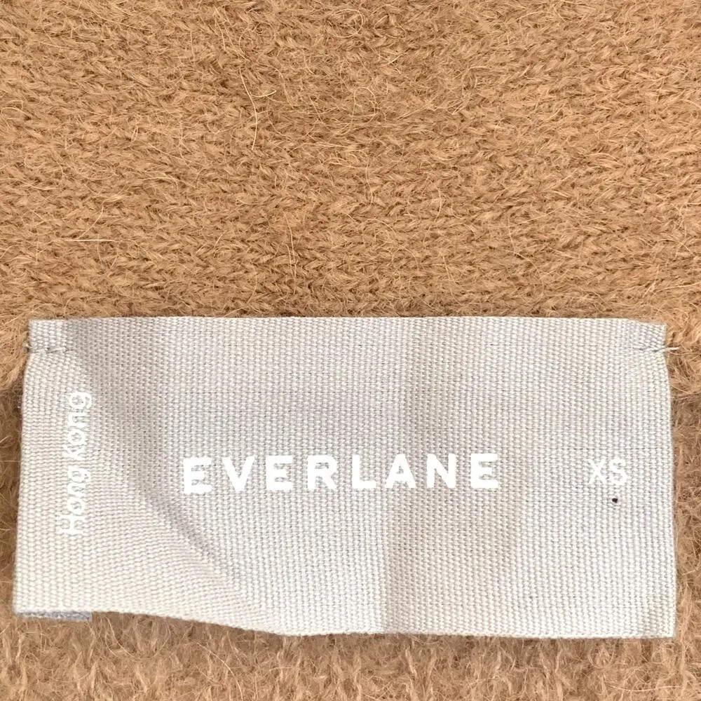 NEW Everlane The Oversized Alpaca Cardigan in Tan - Image 4