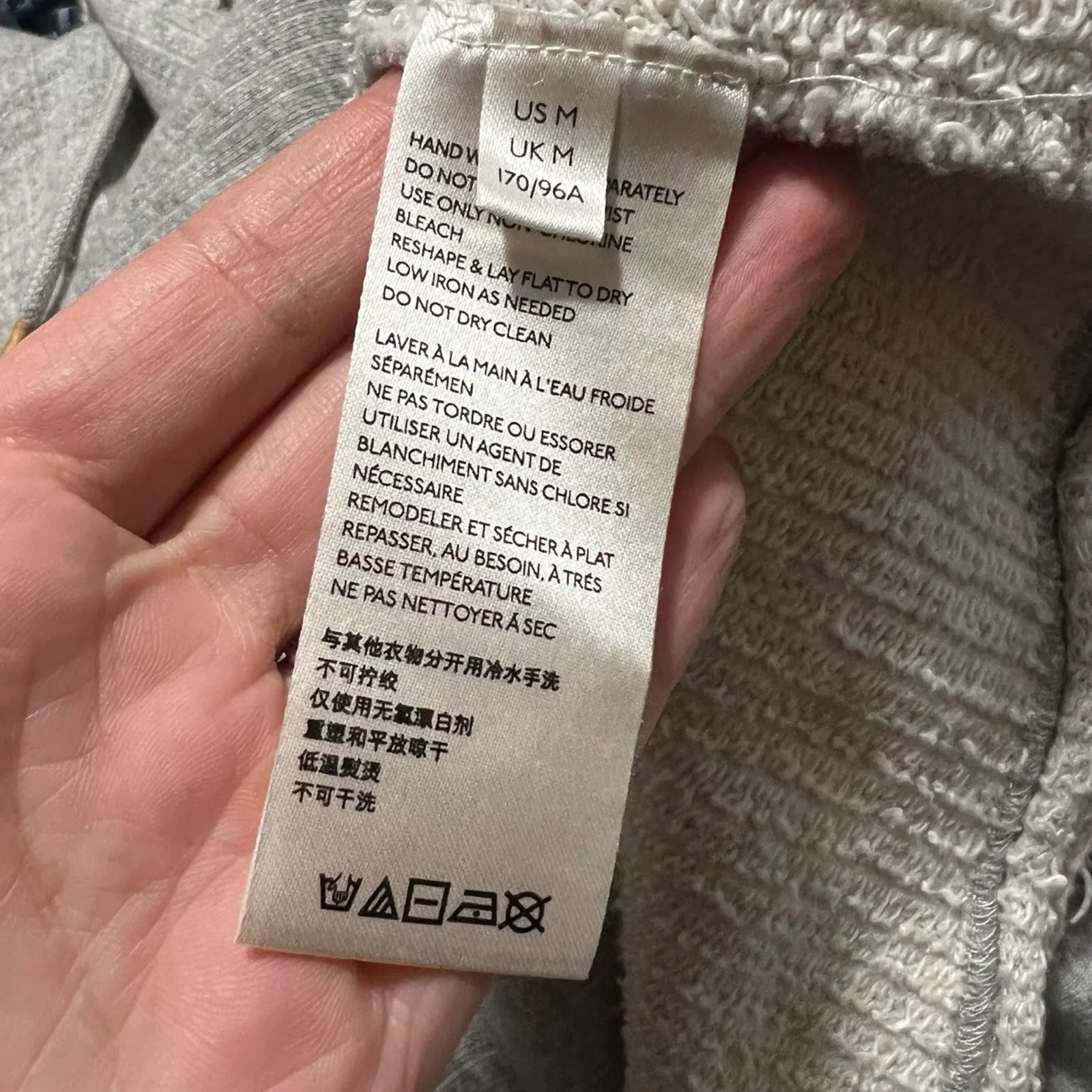 Free People Movement Womens Medium Grey Dream Catcher Hoodie Distressed Boho Gray - Image 9