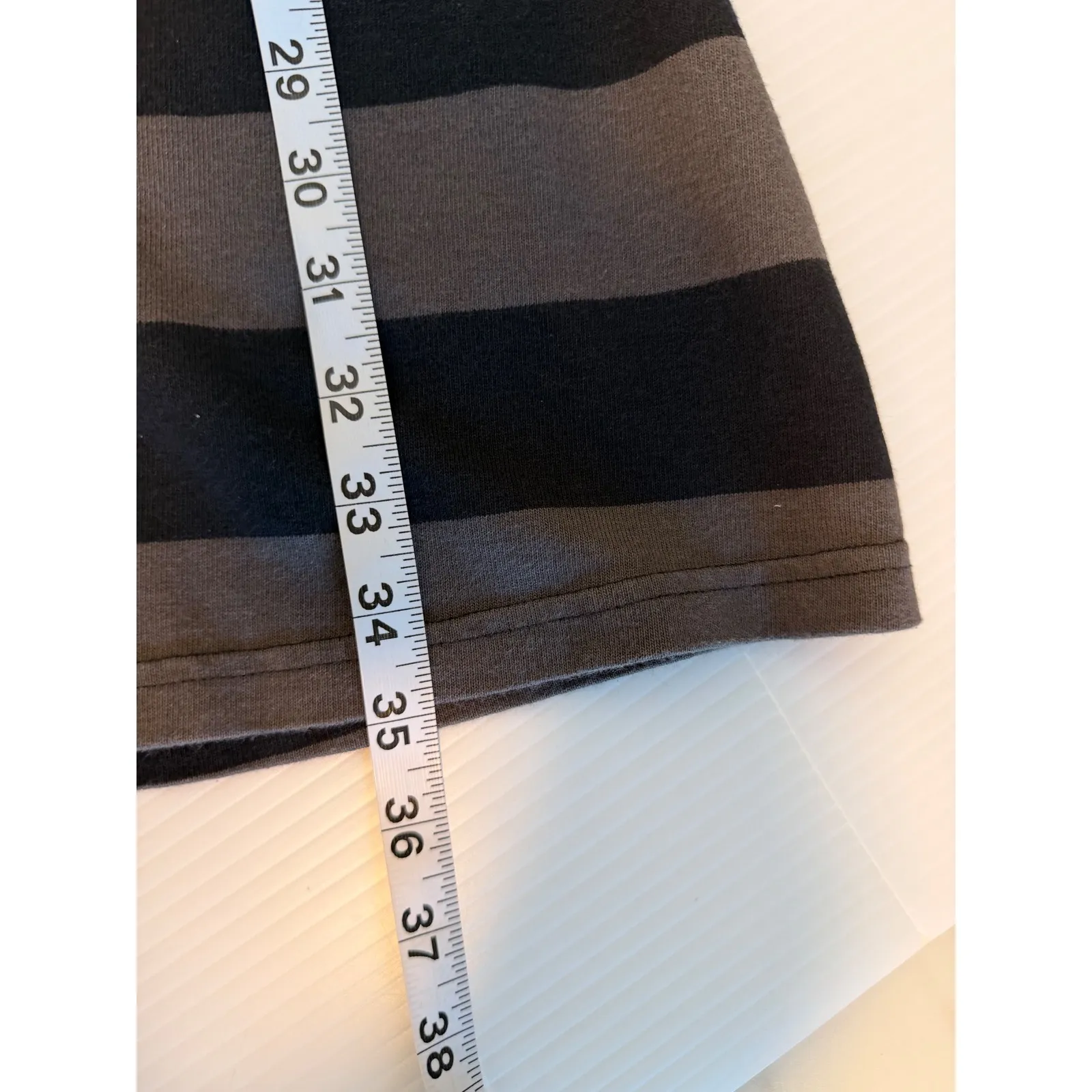 Patagonia Striped Rugby Style Dress Three Quarter Sleeve White Collar size M - Image 5