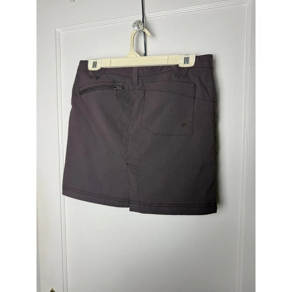 Athleta Mariposa Skort Women's 4 Gray Short Stretchy Athletic Hiking Trail - Image 7