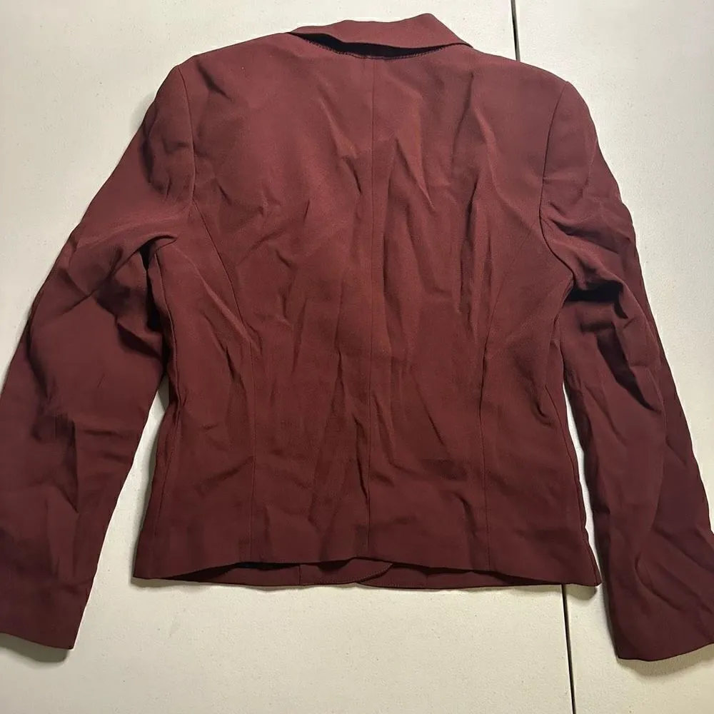 Wilfred  maroon blazer four - Image 6
