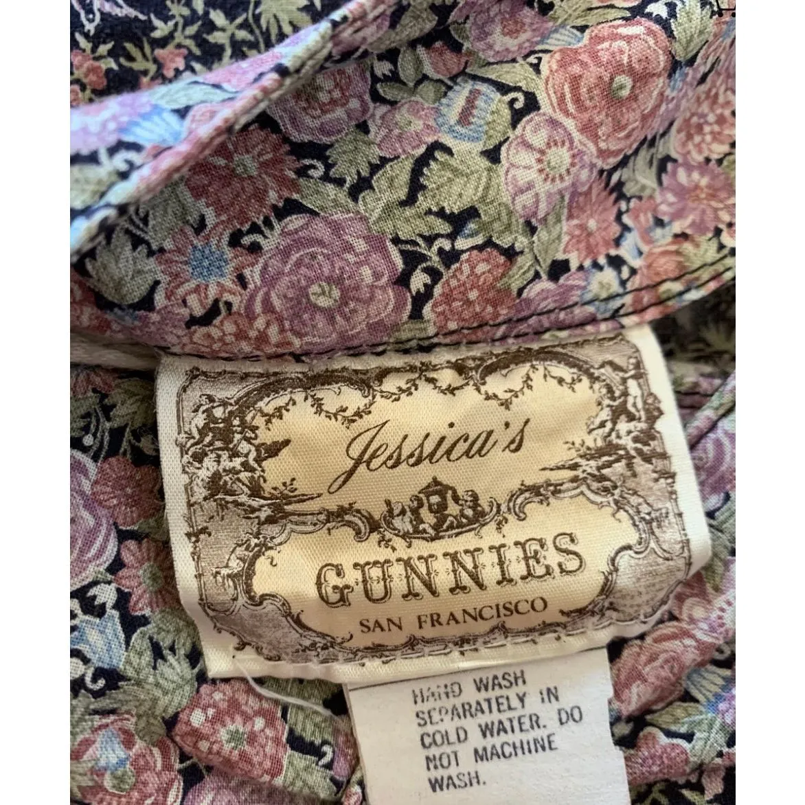 Jessica‘s Gunnies Vintage 70’s Floral Circle Skirt women’s *8 Prairie RARE READ - Image 13