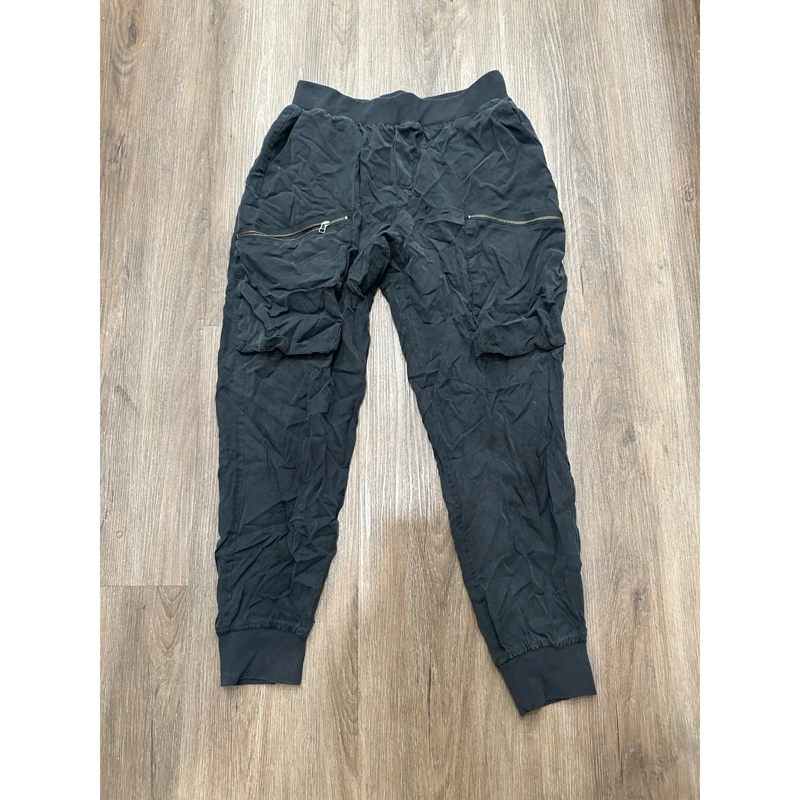 ATM Jogger Pants‎ Womens Medium Cargo Pants Black - Image 2