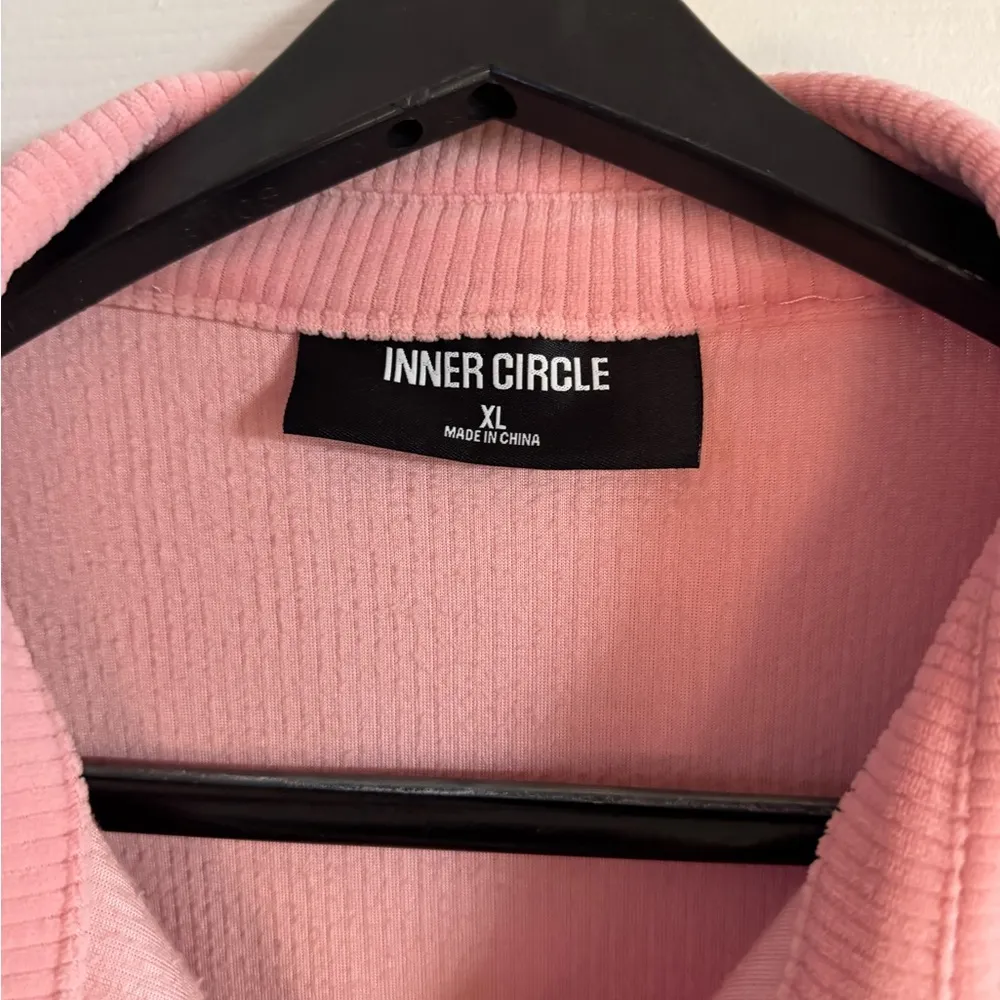 Pink Utility Jacket with Relaxed Fit and Classic Collar Size XL - Image 4