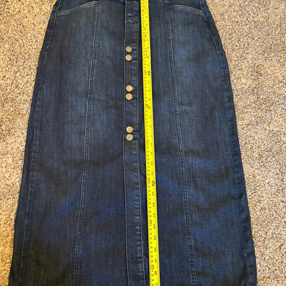 NWT Style & Co Women’s Long Denim Skirt Sz 10 - Image 2
