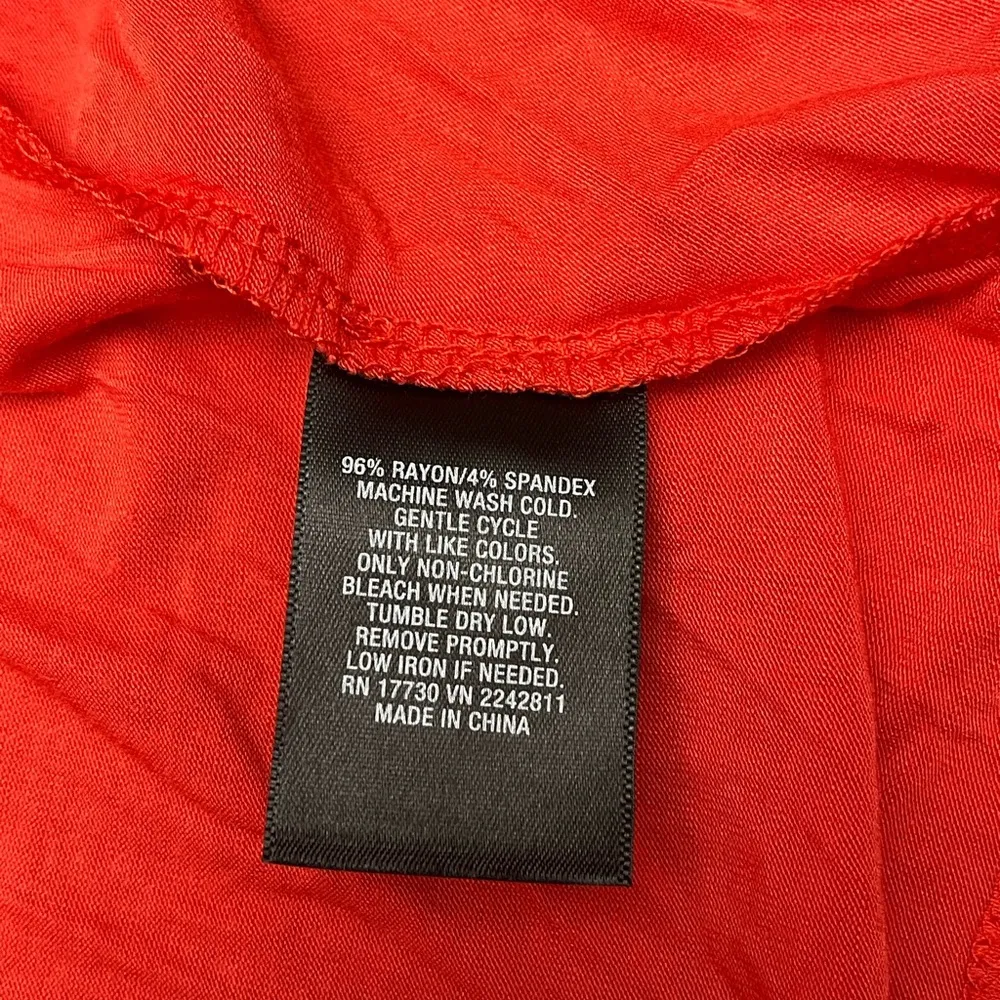 Mossimo Vibrant orange Maxi Ruched Pencil Skirt for Cocktail Events size M Size M - Image 4