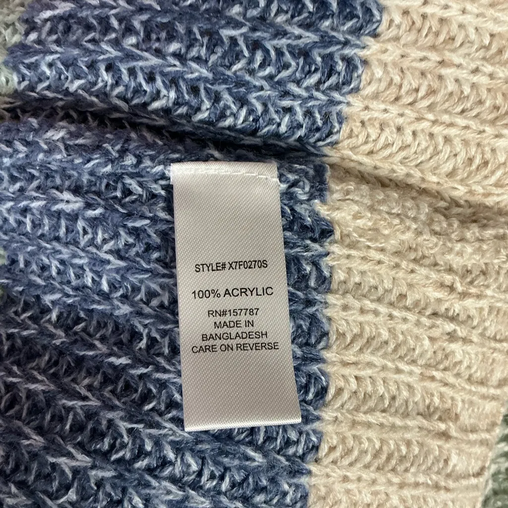 Vince Pastel Striped Women's Cardigan Yellow Size 2X - Image 6