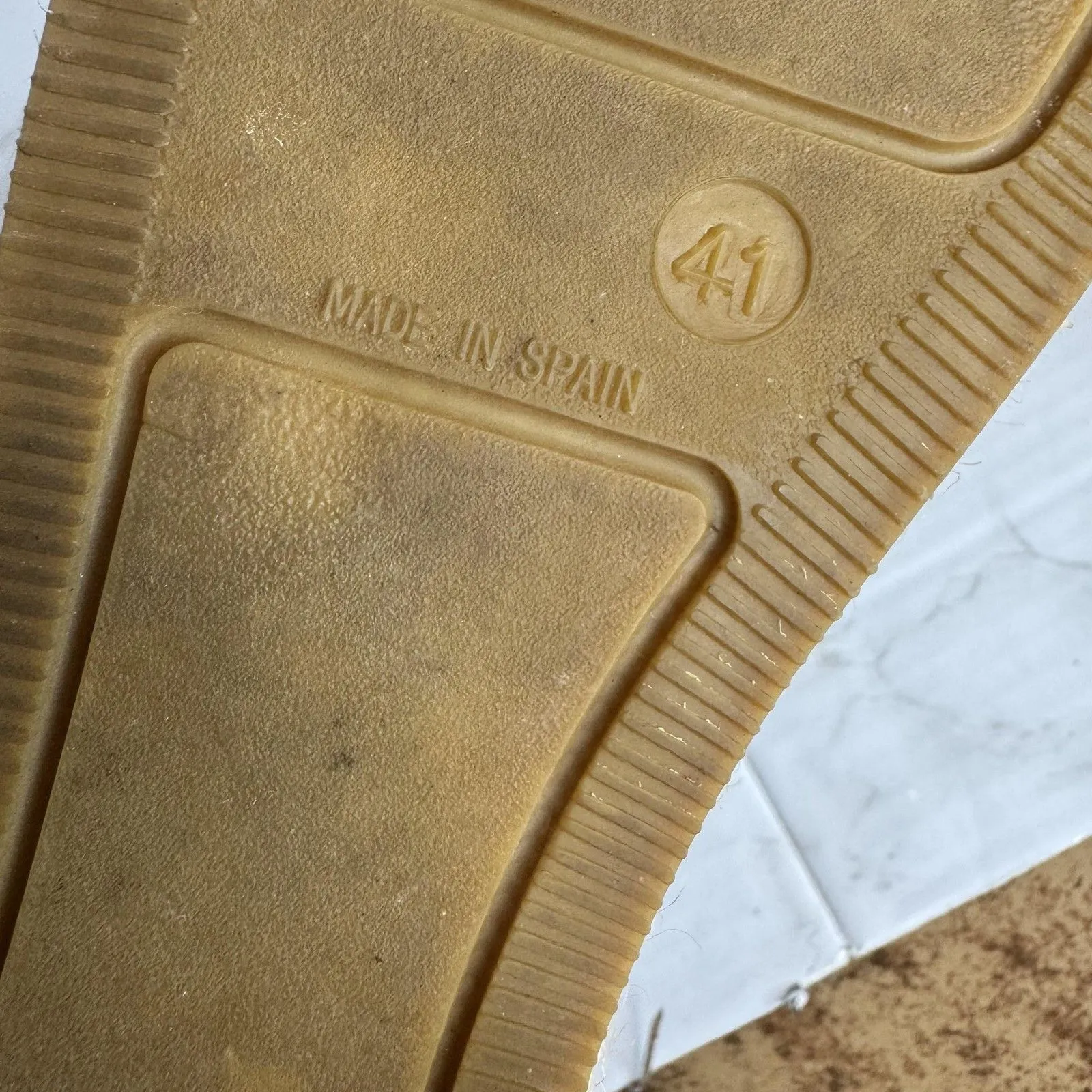 Toni Pons Shoes Womens SZ 10 Gold Floral flip Sequin Espadrille Platform Slip On - Image 13