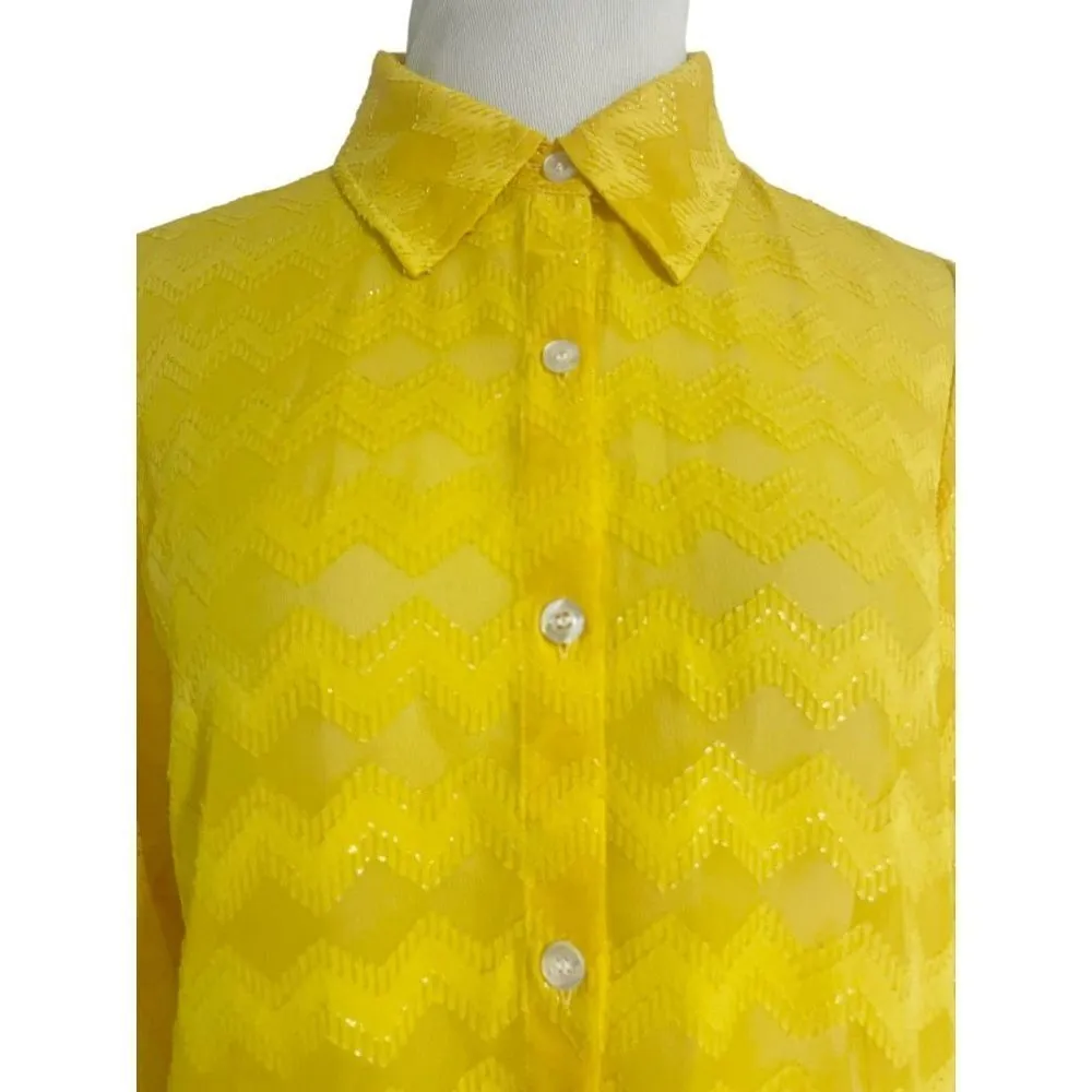 Ramy Brook Size XS  Top Blouse Button Down Career Office Attire - Image 2