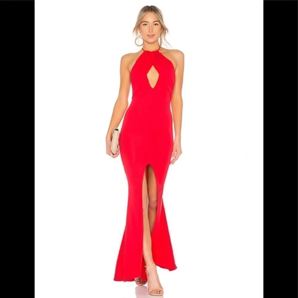 NWT LOVERS + FRIENDS Rosa Gown in Red Rose, Size S - Image 4