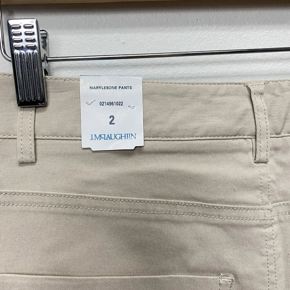 J. Mclaughlin $178 Women Wide Leg High Rise Marylebone Pants 2 Light Academia - Image 9