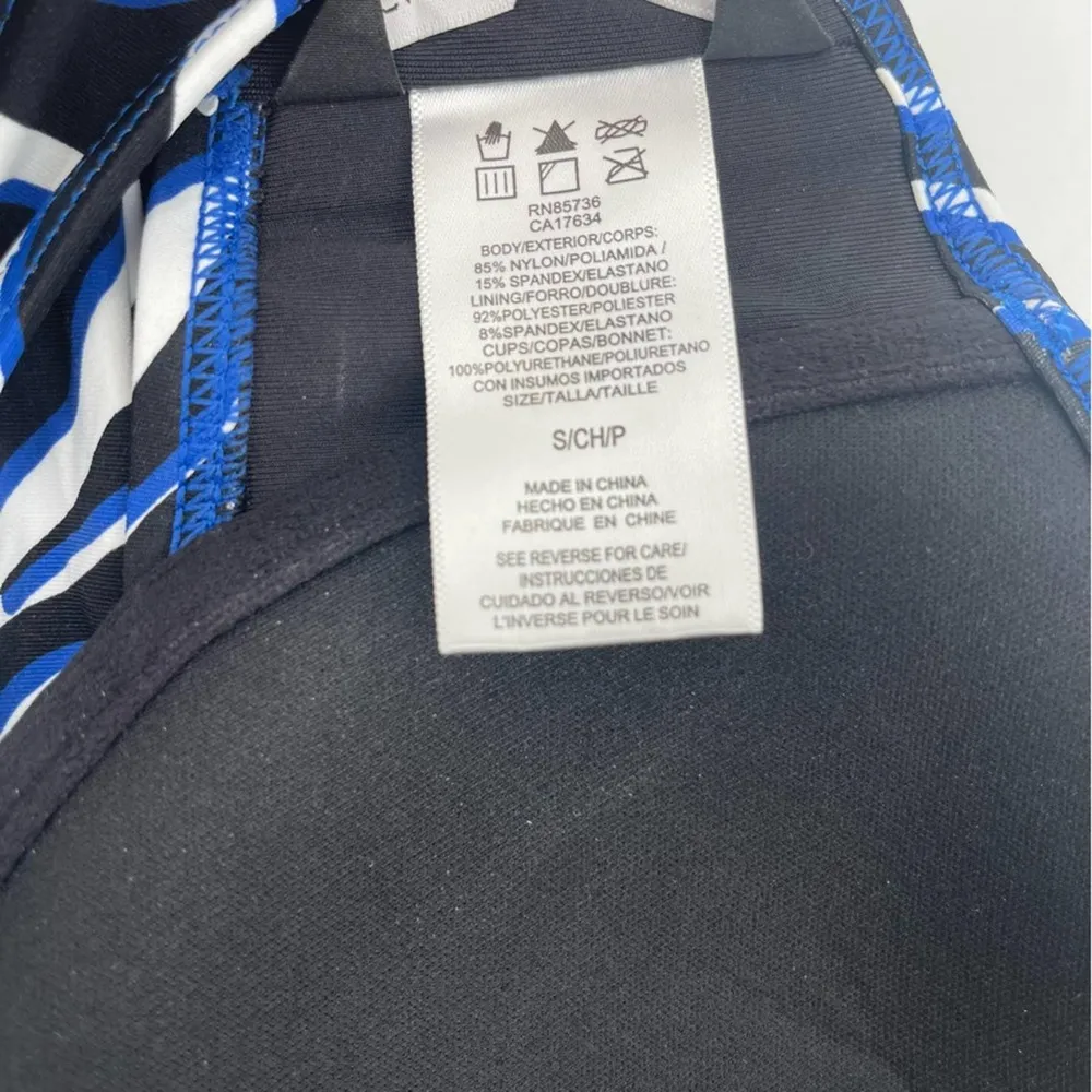 NEW CARMEN MARC VALVO Bikini Top Small Swim Sense Animal Zebra Underwire Wrap - Image 6