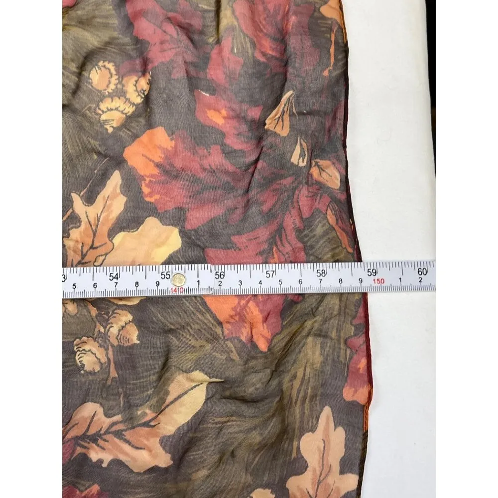 Elegant Floral Chiffon Scarf 59in Long SKU 7060 - Image 6