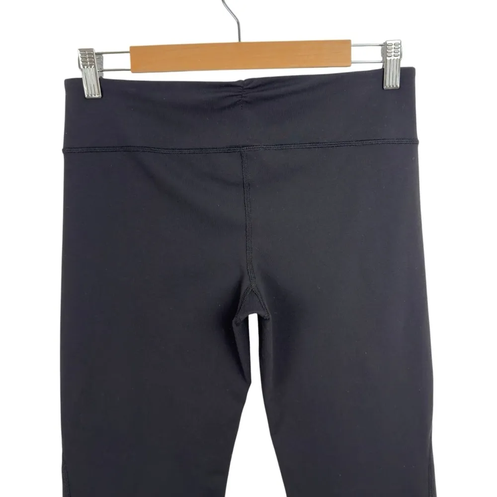 Lululemon Gather and Crow Crop Black Split Hem Leggings Women’s Size 8 W6617S - Image 9