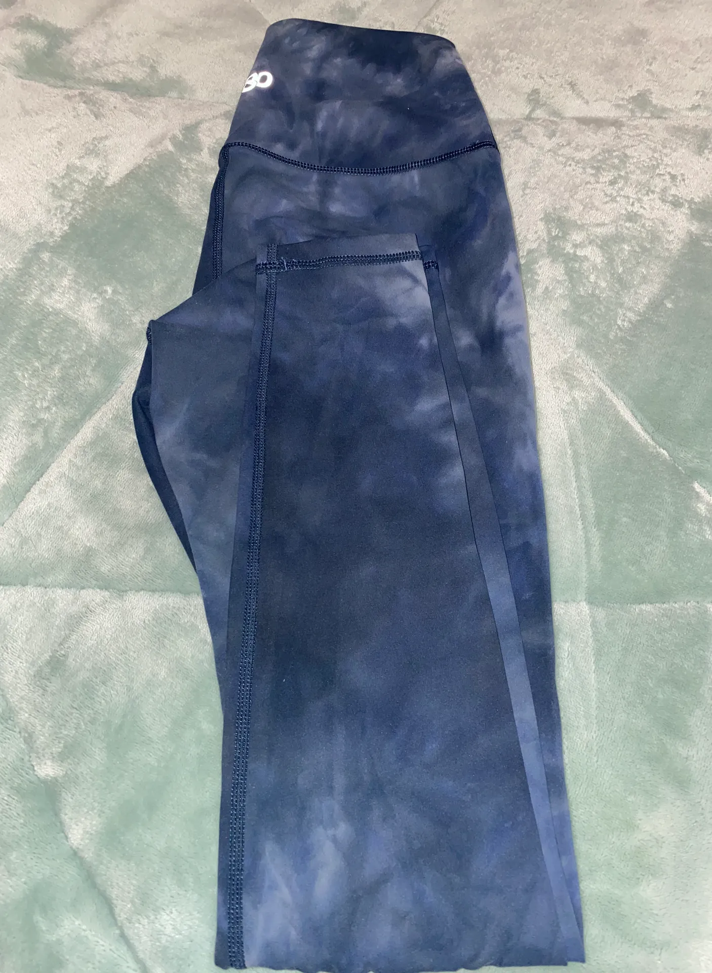 J80 Fit Washed Dye Leggings - Image 4